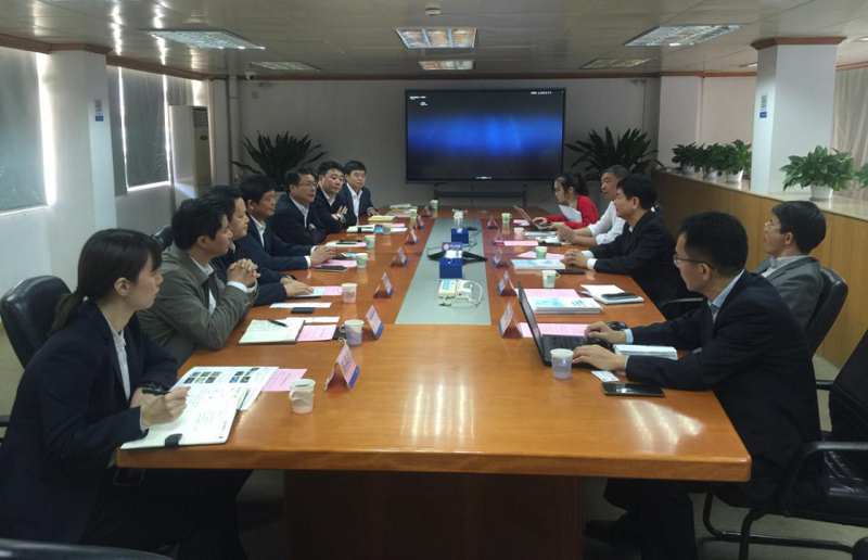 徐萬(wàn)明、胡流芳一行拜會(huì)粵海水務(wù)黨委書記、董事長(zhǎng)譚奇峰