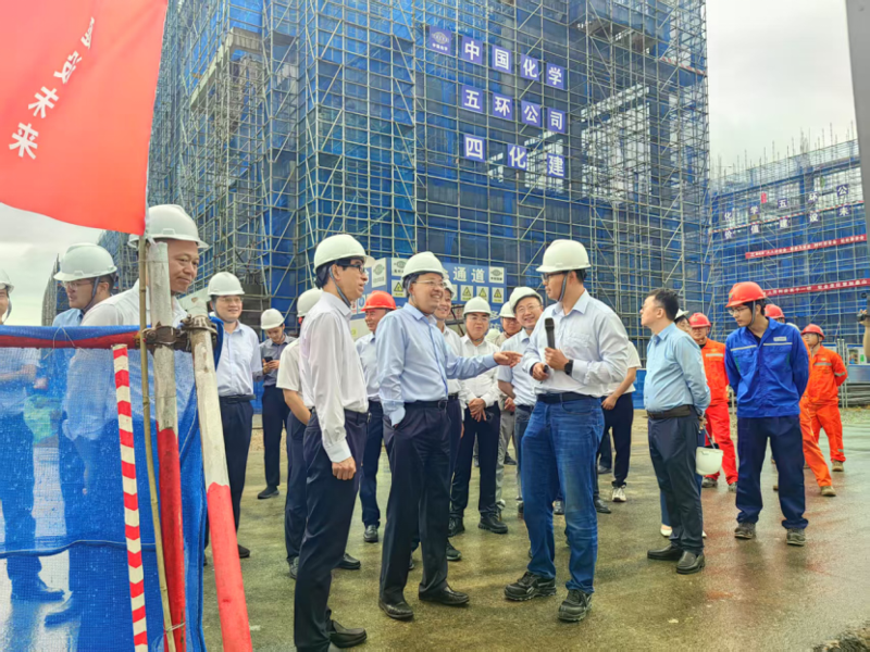 陳紅輝到中南公司湖北徽陽項目調(diào)研指導(dǎo)工作